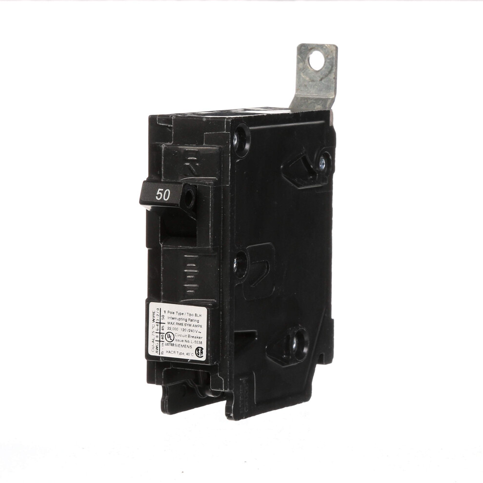 Siemens B150H 50Amp Single Pole 120Volt 22KAIC Bolt in Breaker