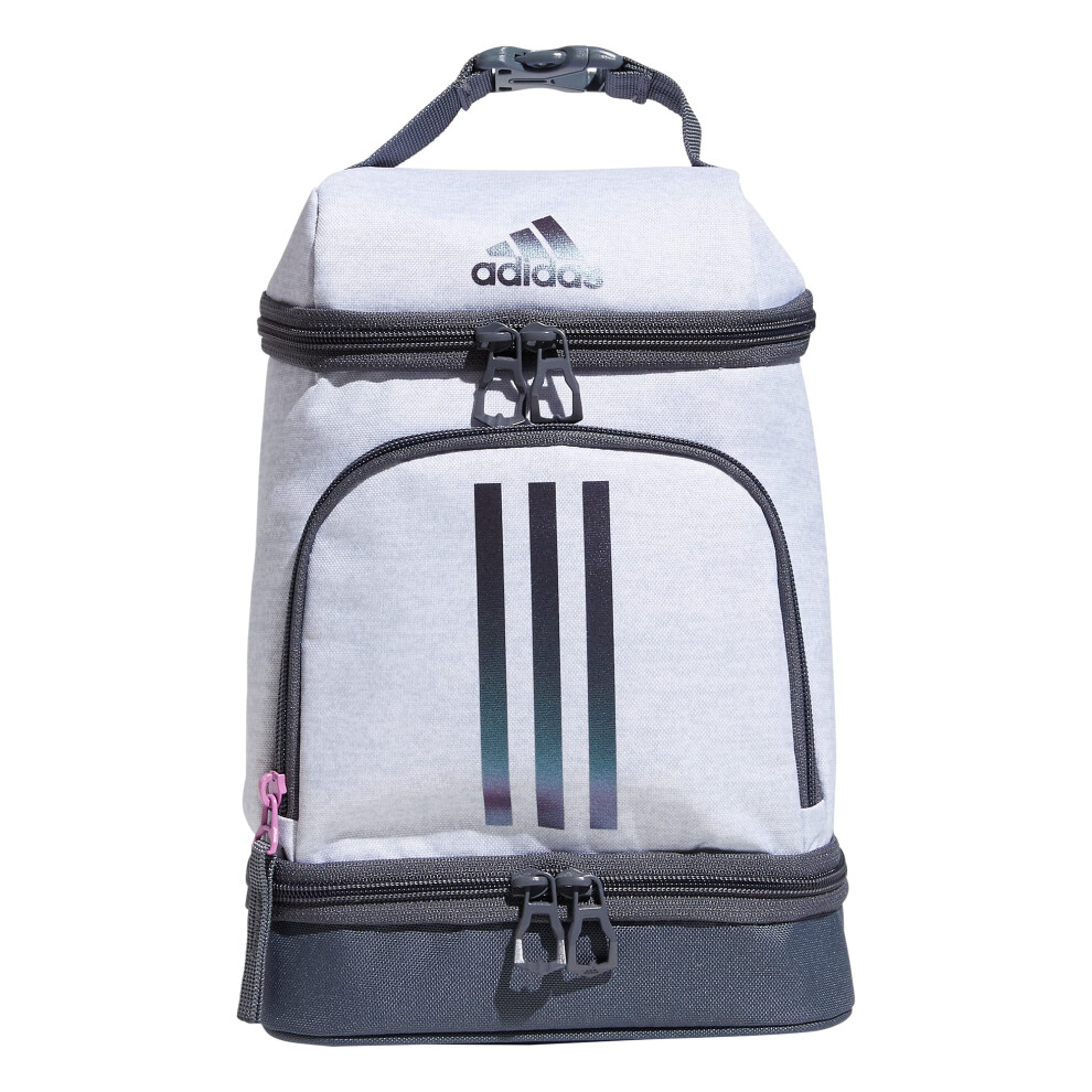 adidas Excel 2 Insulated Lunch Bag  Jersey WhiteShadow ChromeOnix Grey  One Size