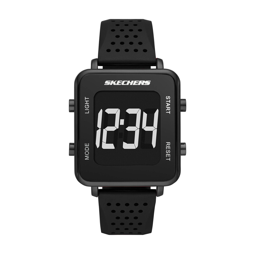 Skechers Mens Naylor Digital Chronograph Watch  Color Black Model SR5147