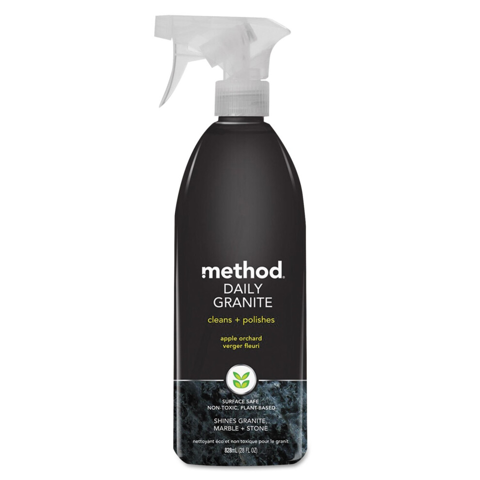 Method 00065 Daily Granite Cleaner Apple Orchard Scent 28 oz Spray Bottle