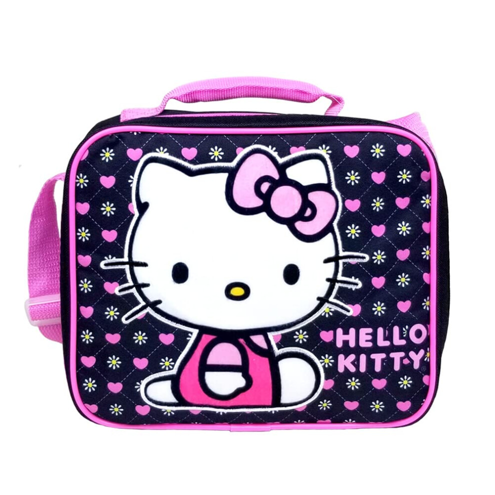 Fast Forward Hello Kitty Lunch Bag  Black  Medium C6CO06