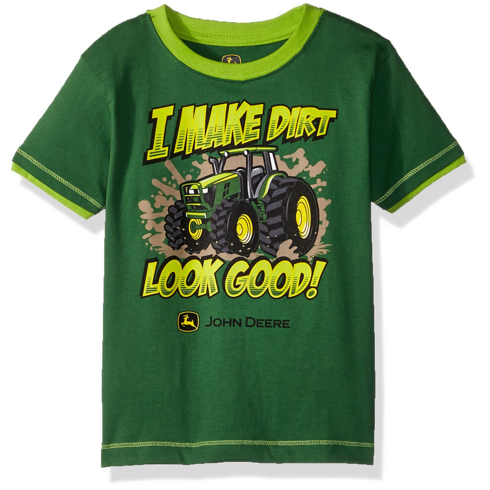 John Deere boys Tshirt T Shirt  John Deere Green  4 US