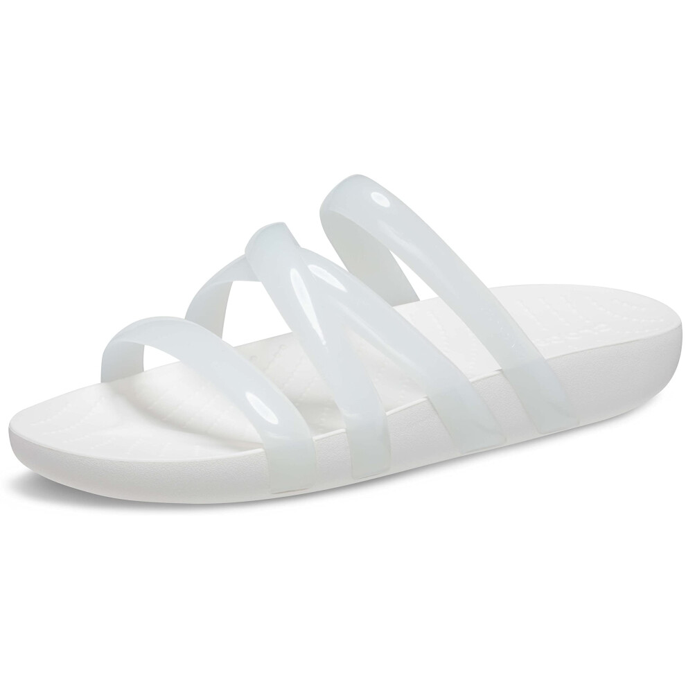 Crocs Womens Splash Strappy Sandals  White  Numeric7