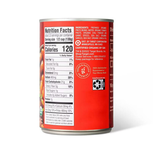 Good & Gather Organic Chili Beans 15oz 1