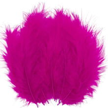 100 stuks Roze Fuchsia Veertjes Fluffy Kalkoen Marabou 4-6 Inch voor Knutselen