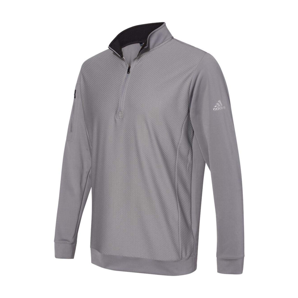 Adidas Performance Texture QuarterZip Pullover M Grey Three