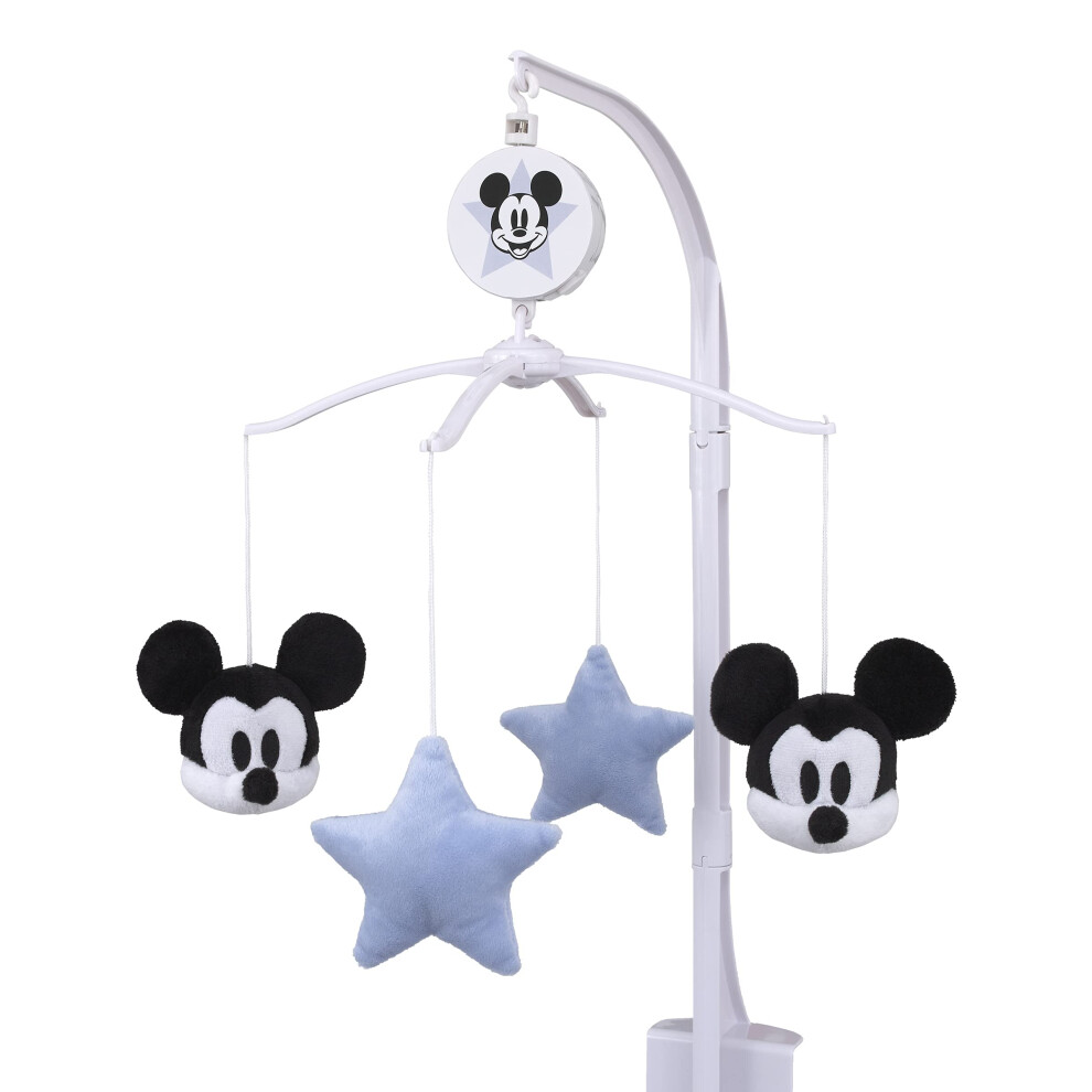 Disney Mickey Mouse  Timeless Mickey Mouse  Stars Musical Mobile  Light Blue  Black  White