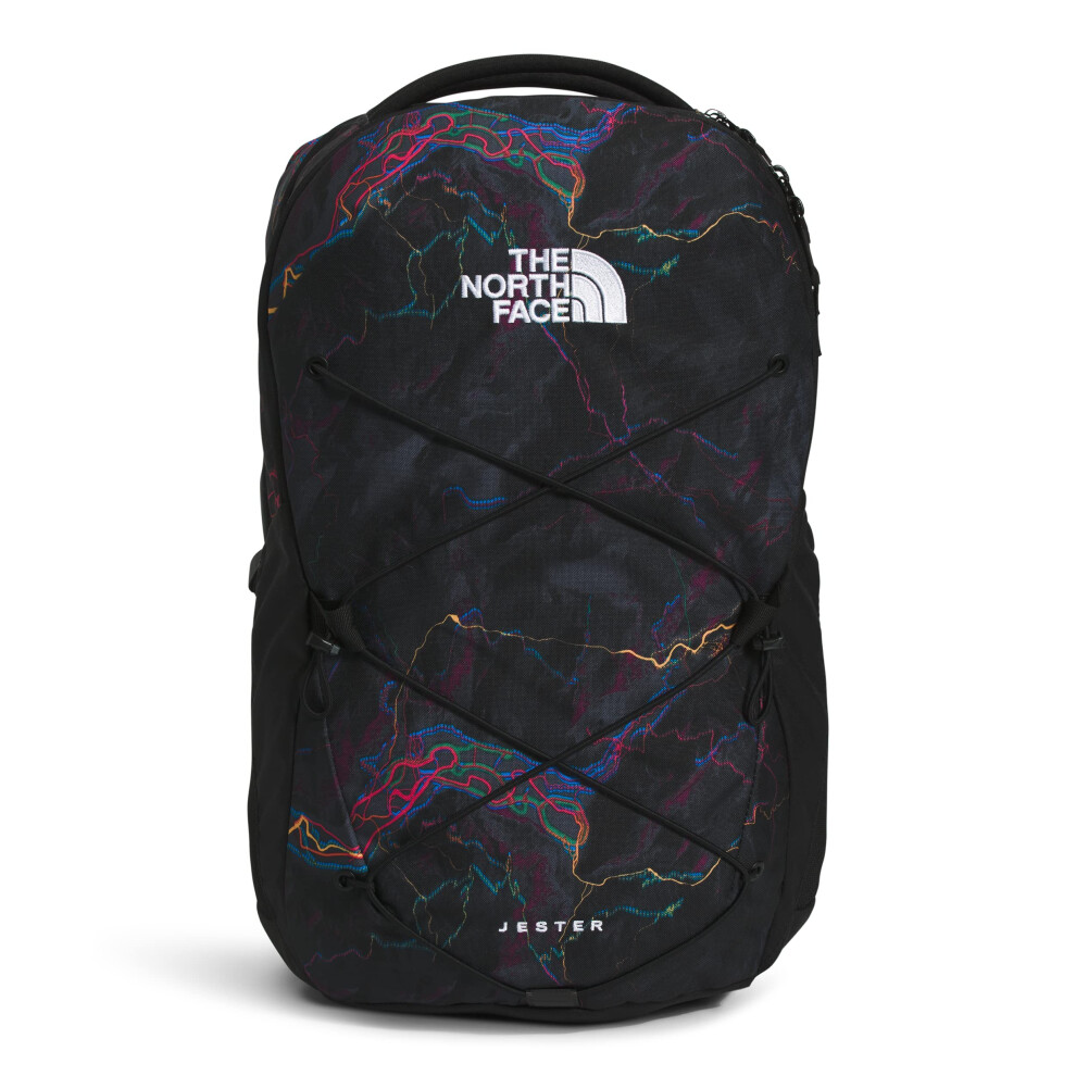 THE NORTH FACE Jester Commuter Laptop Backpack  TNF Black Trail Glow PrintTNF Black  One Size