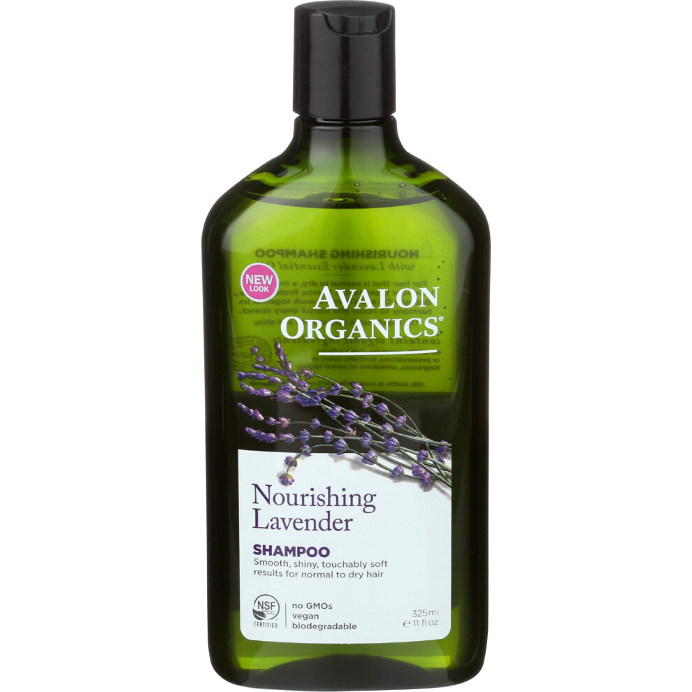 Avalon Organic Botanicals  Shampoo  Lavender  11 oz