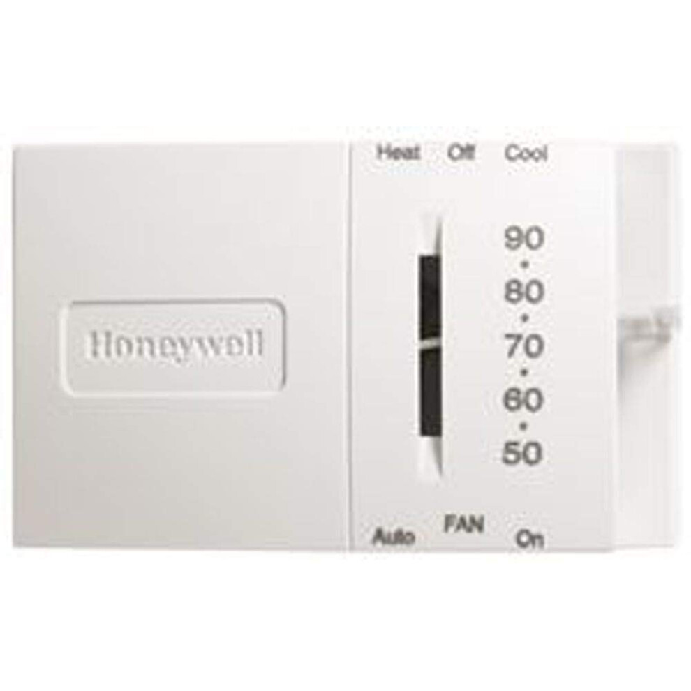 Honeywell T8034N1007 SingleStage Thermostat  24 Volts  White