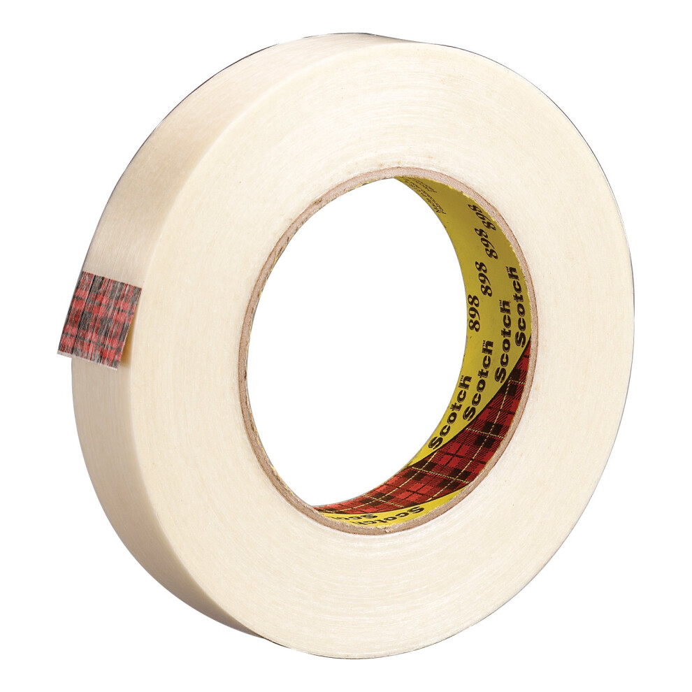 Scotch Filament Tape 898  Clear  18 mm x 55 m  66 mil