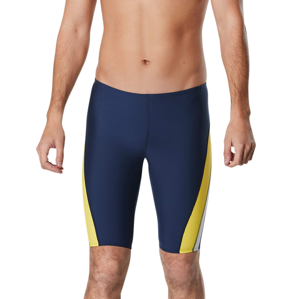 Speedo Mens Swimsuit Jammer Endurance Splice Team Colors