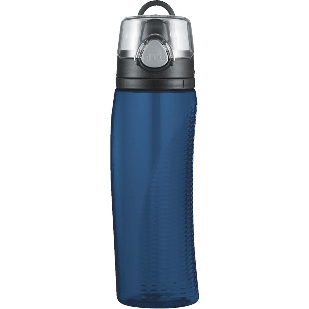 Thermos Nissan Intak Hydration Water Bottle with Meter  Blue