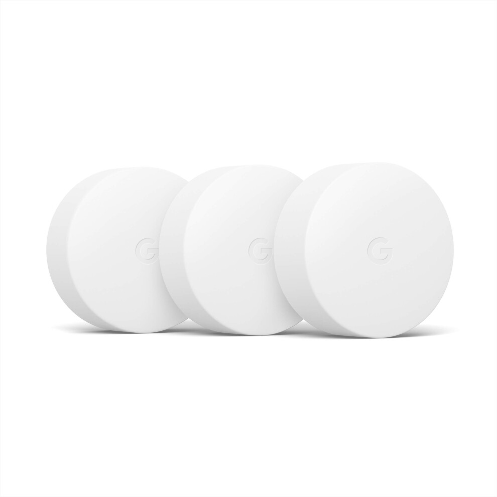 Google Nest Temperature Sensor 3 Count Pack  Nest Thermostat Sensor  Nest Sensor That Works with Nest Learning Thermostat and