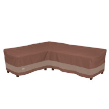 Duck Covers Ultimate Waterproof 104 Inch Patio LeftFacing Sectional Lounge Set Cover Patio Furniture Covers