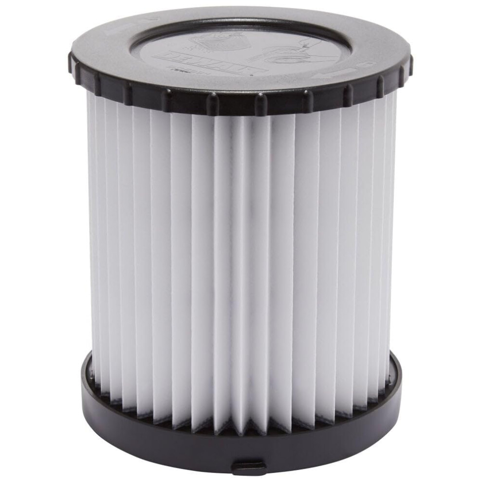 DEWALT Replacement HEPA Filter for DC500 DC5001H  white  black