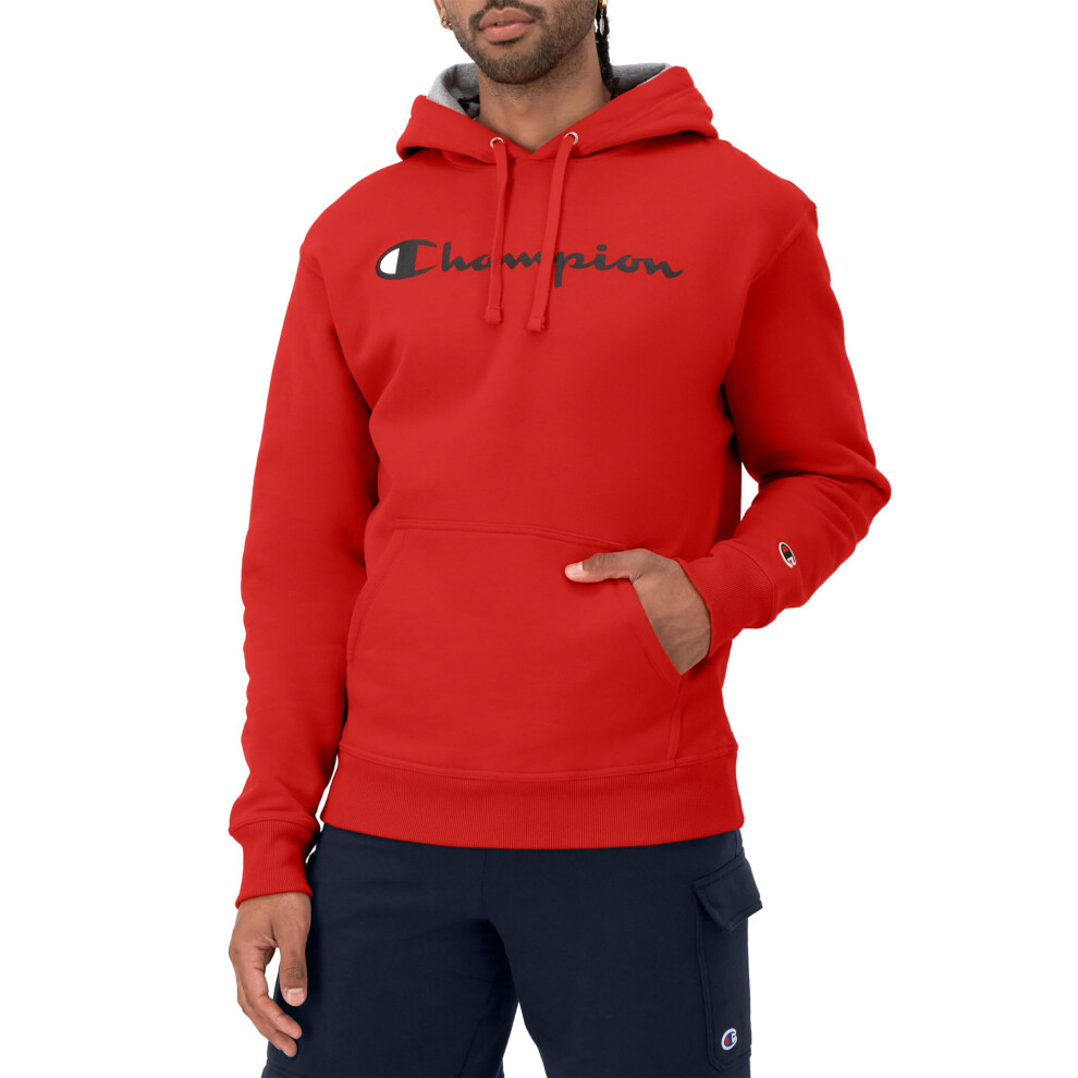 Champion Mens Hoodie  Powerblend  Fleece  Comfortable Sweatshirt for Men Reg or Big  Tall