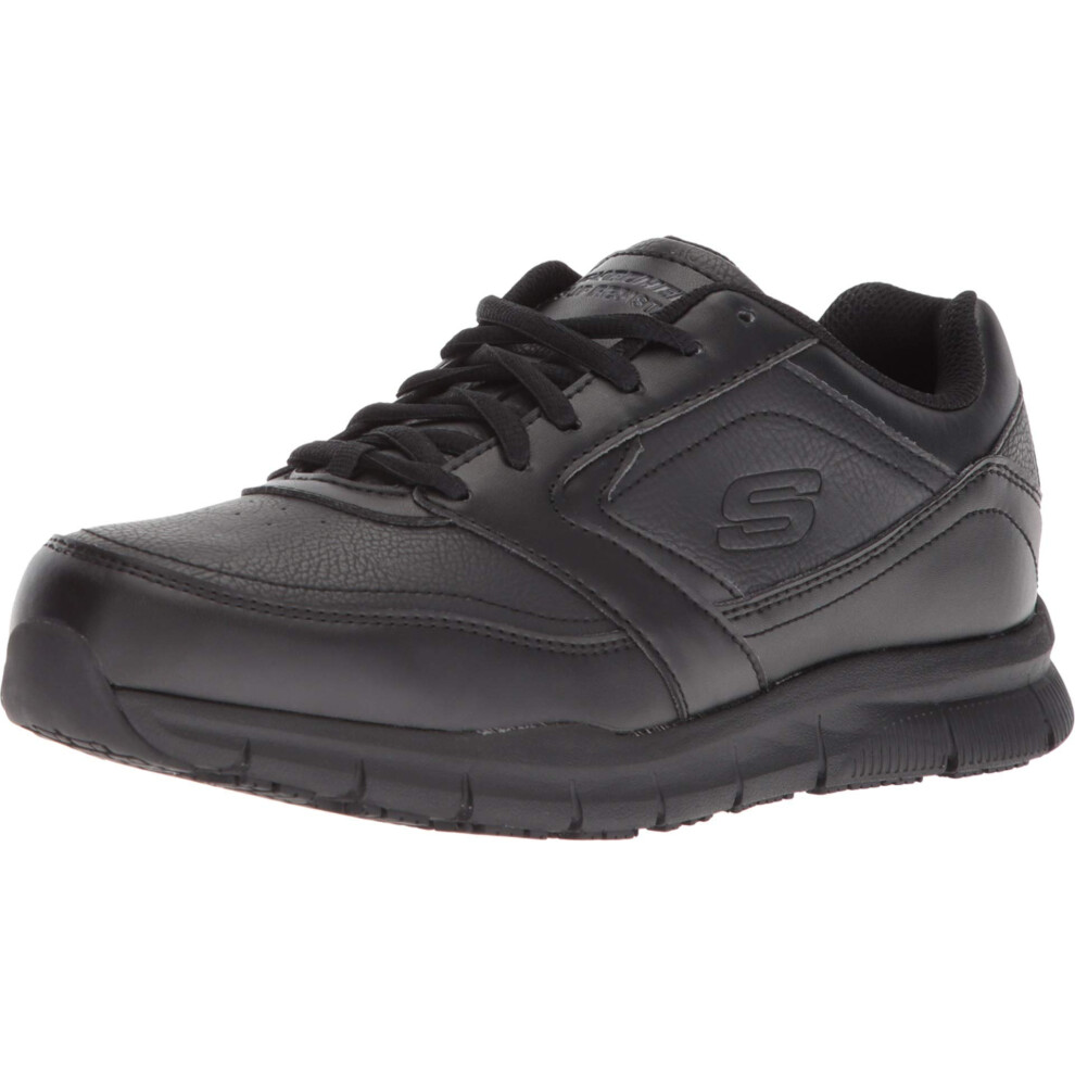 Skechers for Work Womens NampaWyola Food Service Shoe  black polyurethane  85 W US