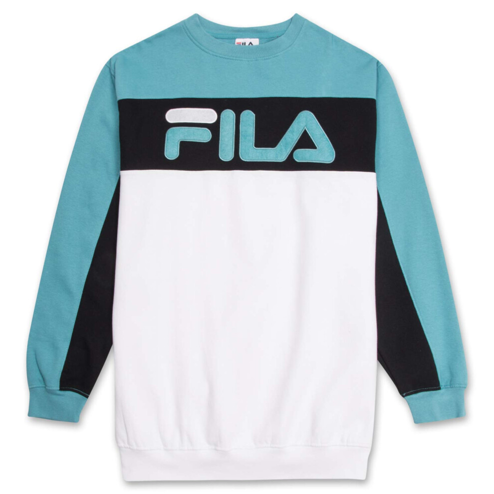 Fila Big and Tall Sweatshirts for Men  French Terry Mens Crewneck Sweatshirts