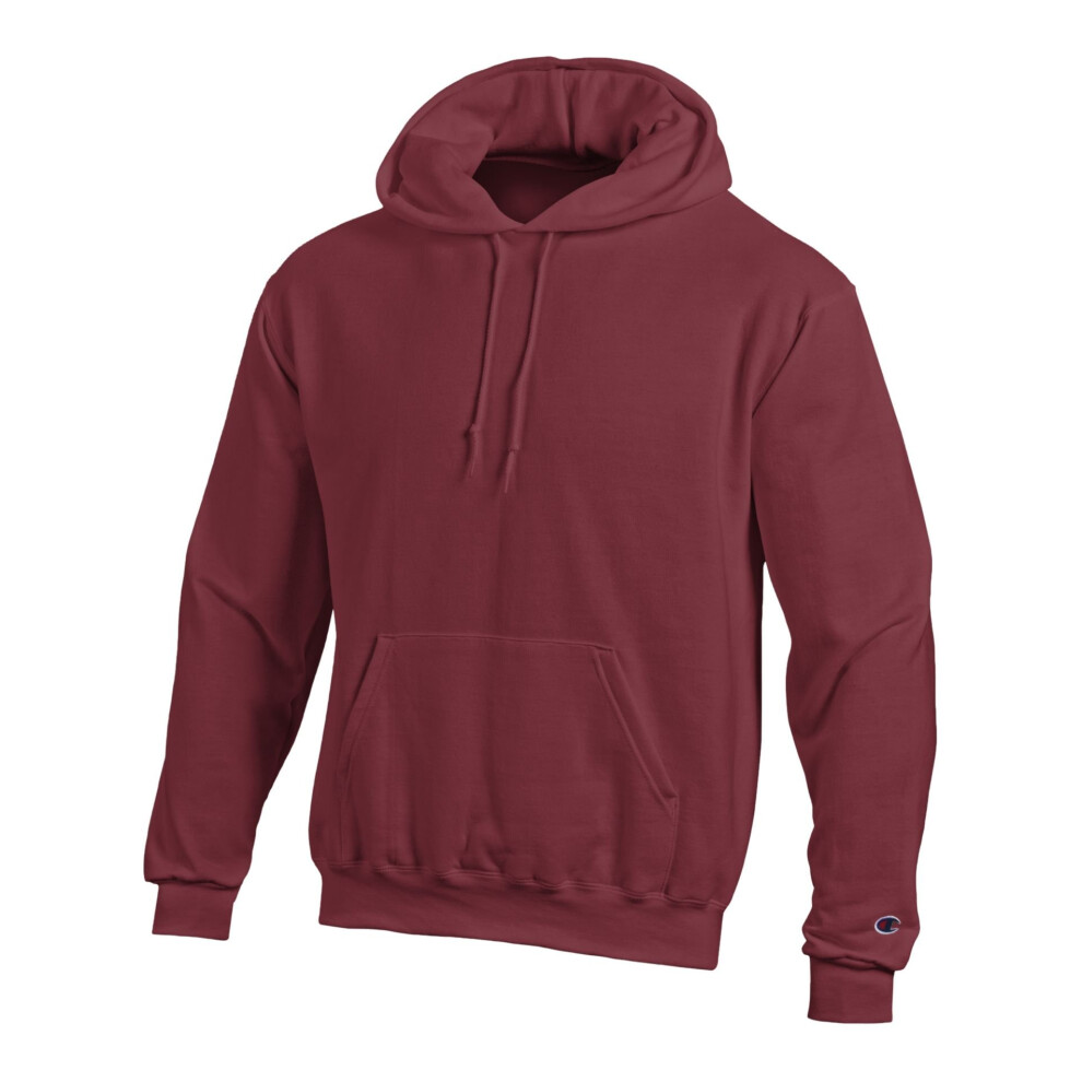 Champion Mens Front Pocket Pullover Hoodie Sweatshirt  XXLarge  Maroon