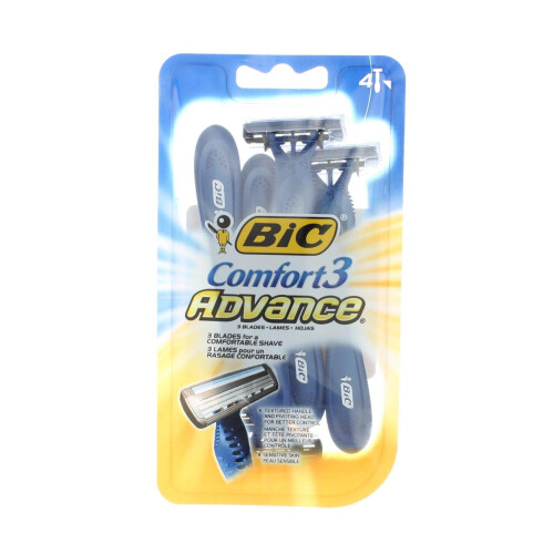 BIC Bic Comfort 3 Advance Rasierer, Einweg 4 Stk (5er Pack)