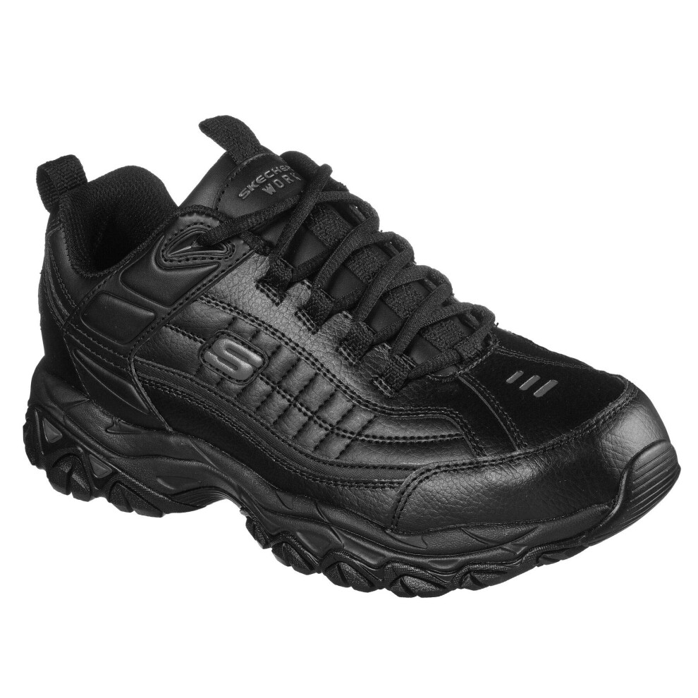 Skechers Mens Fambli Food Service Shoe  Black  9 Wide