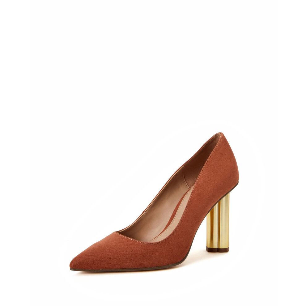 Katy Perry Womens The Dellilah High Pump  Butterscotch  8