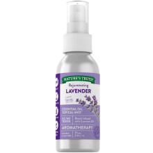 Natures Truth Lavender Essential Oil Spray 24 fl oz for Room Aroma Mist Topical Use Yoga