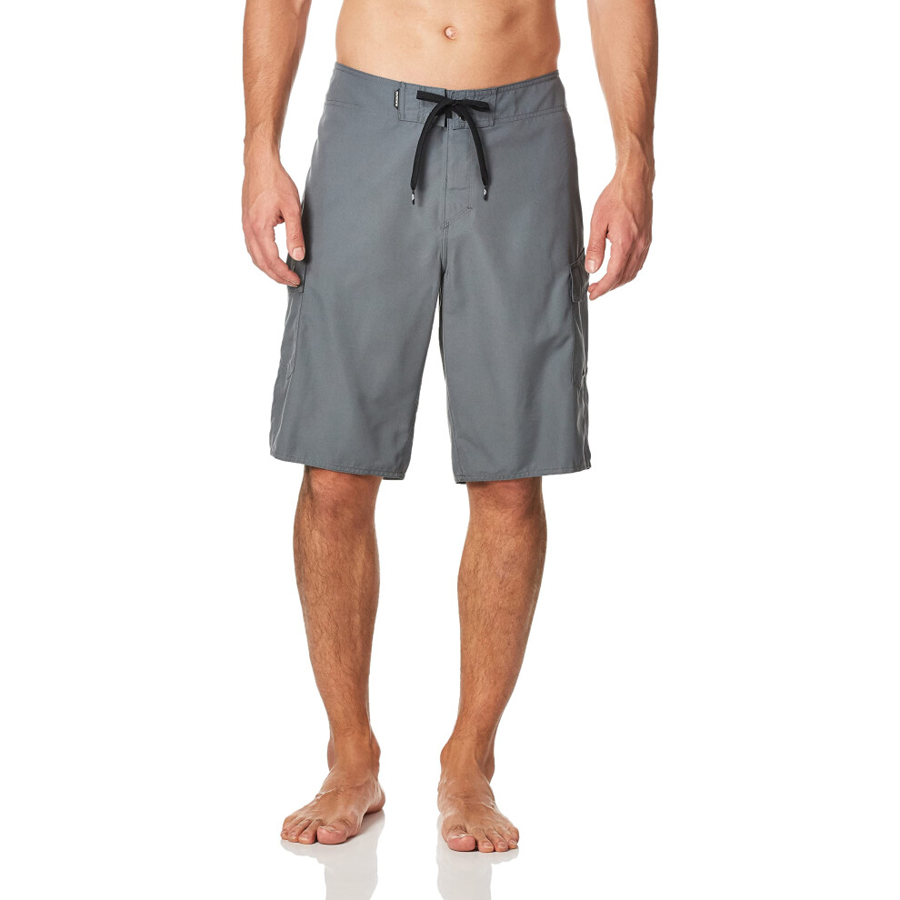 Quiksilver mens Manic 22 Inch Length Cargo Pocket Boardshort Swim Trunks  Iron Gate  34 US