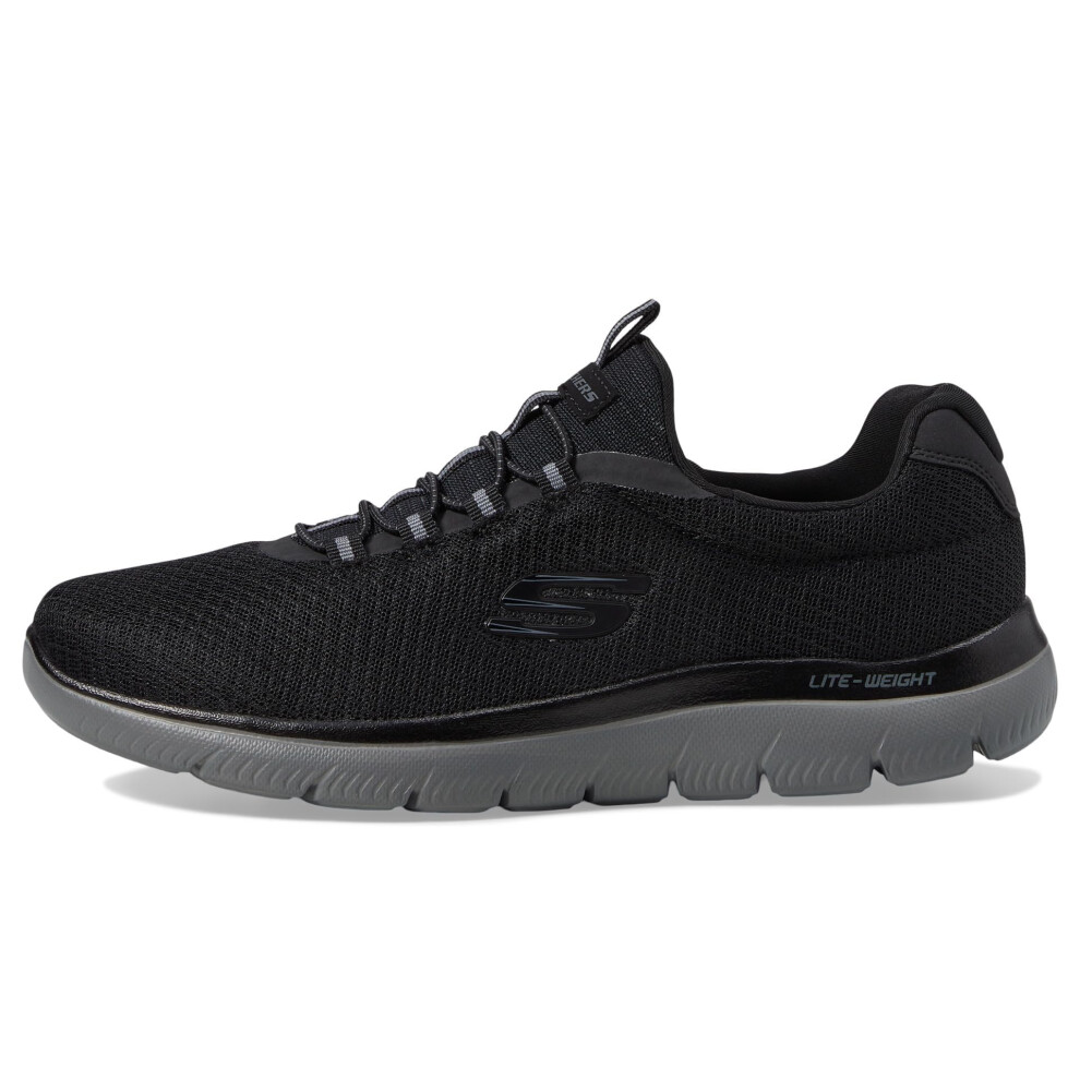 Skechers Mens Summits Trainers  Black Charcoal  10