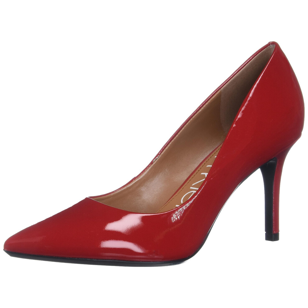 Calvin Klein Womens Gayle Pump  Crimson Red  5