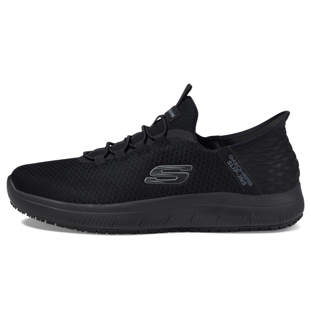 Skechers Mens Summits Colsin Sr Hands Free SlipIns Work Shoe  BBK  11