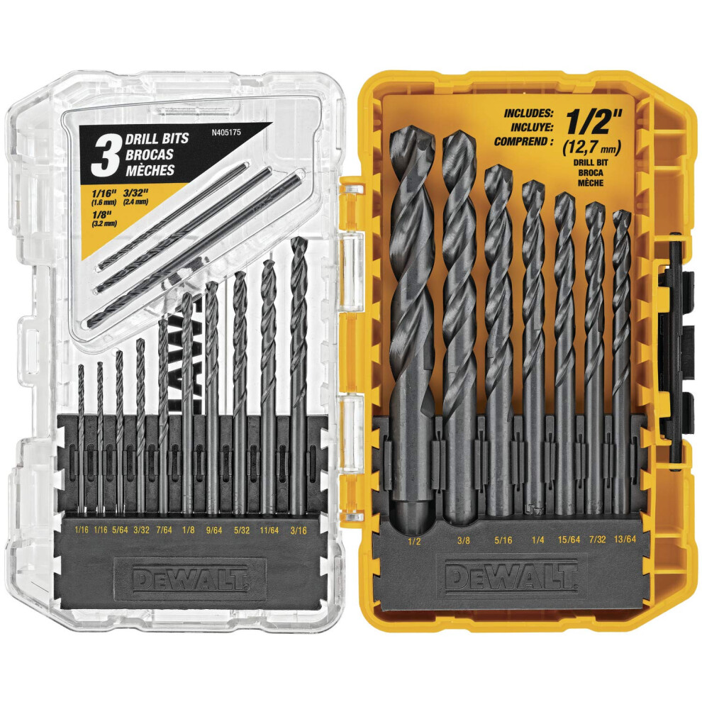 DEWALT Black Oxide Drill Bit Set  20Piece DW1177