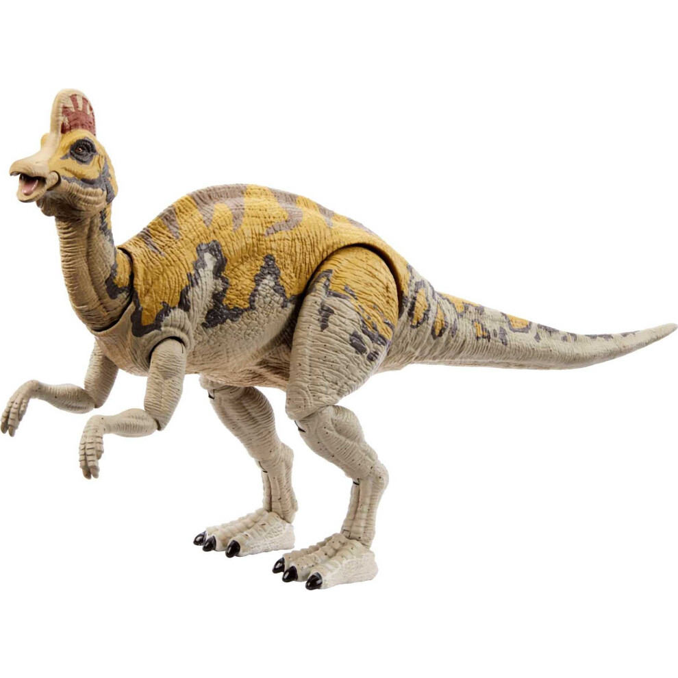 Mattel Jurassic World Mattel Jurassic Park Hammond Collection Action Figure Corythosaurus Dinosaur Toy with 17 Articulated Joint