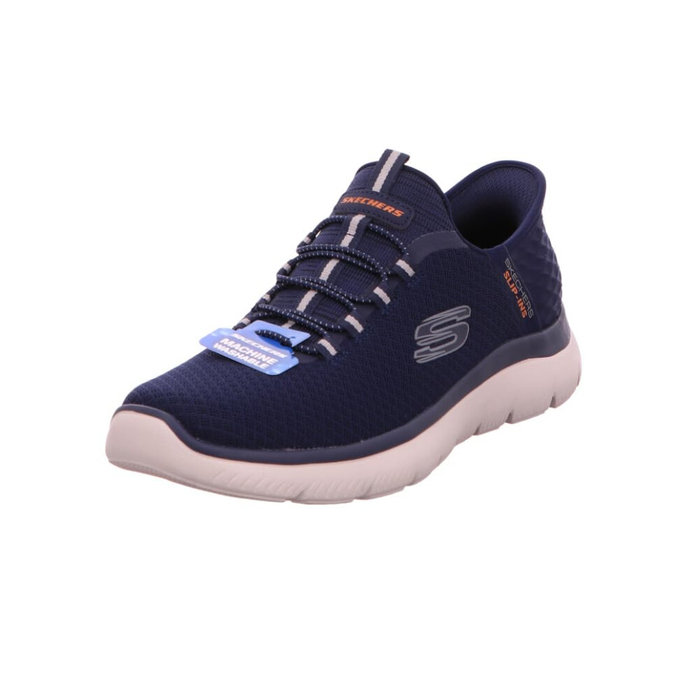 Skechers Mens Summits High Range Hands Free Slipin Work Shoe  Navy  16 Wide