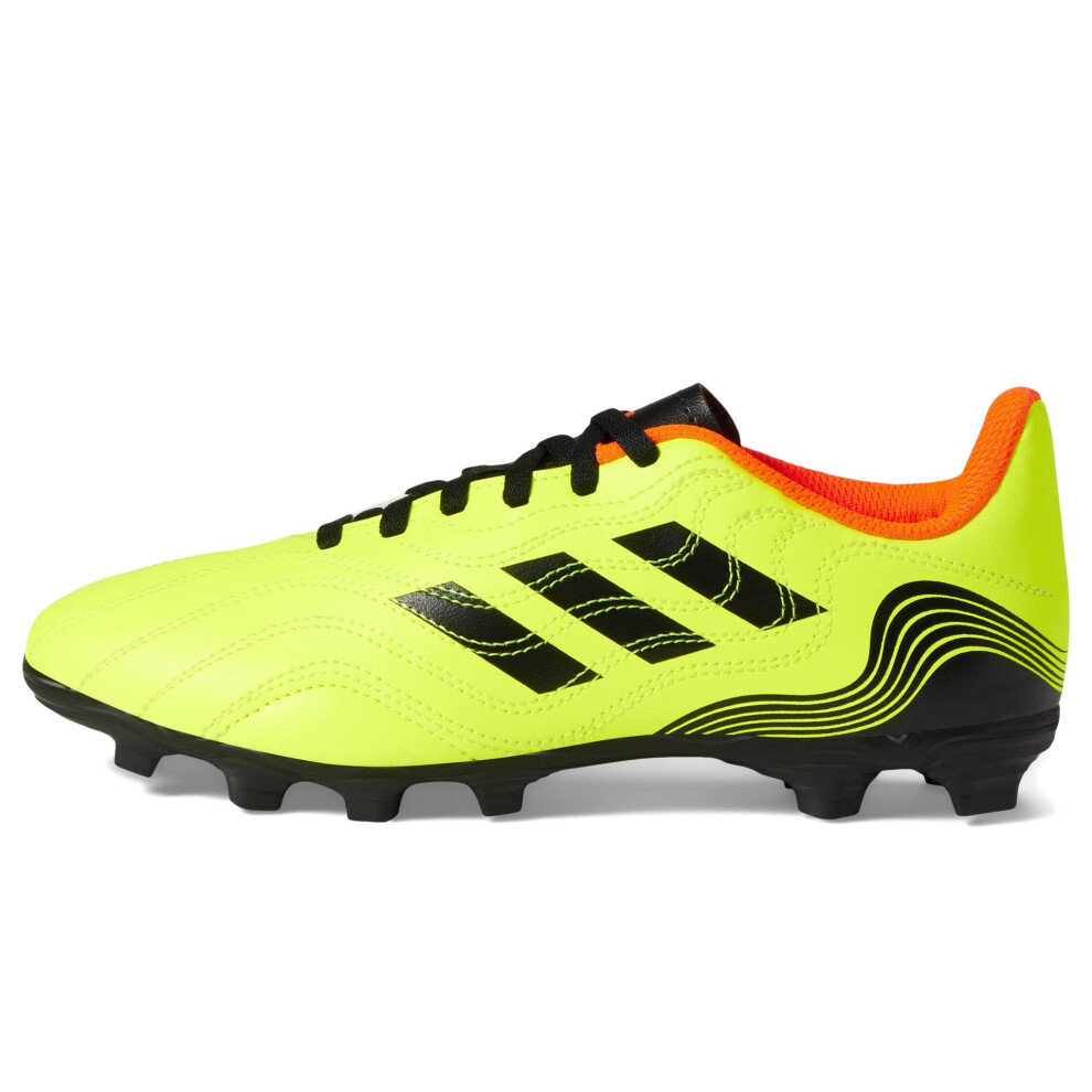 adidas Copa Sense4 Flexible Ground Soccer Shoe  Team Solar YellowBlackSolar Red  25 US Unisex Little Kid