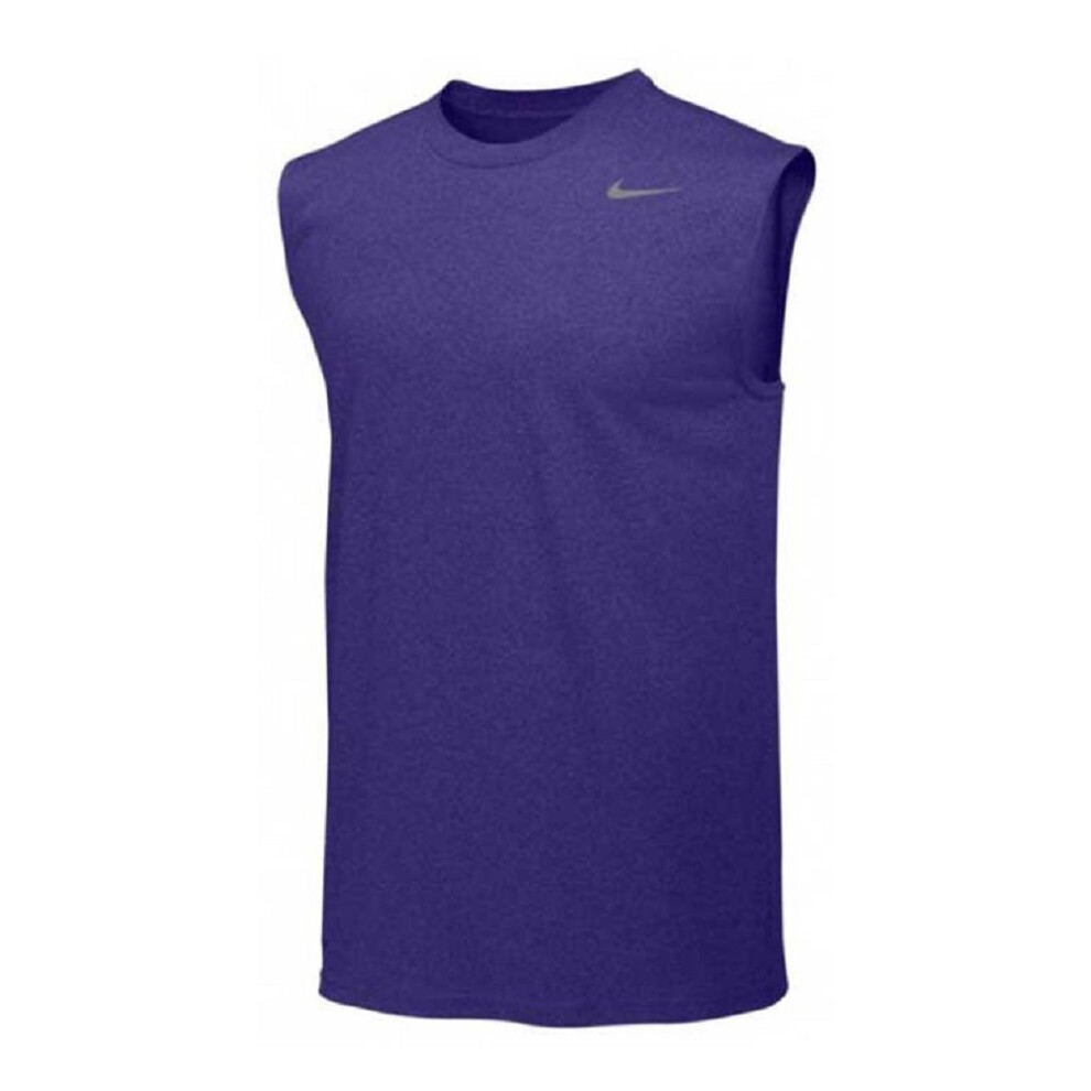 Nike Mens Legend Dri Fit Sleeveless T Shirt XXLarge  Purple