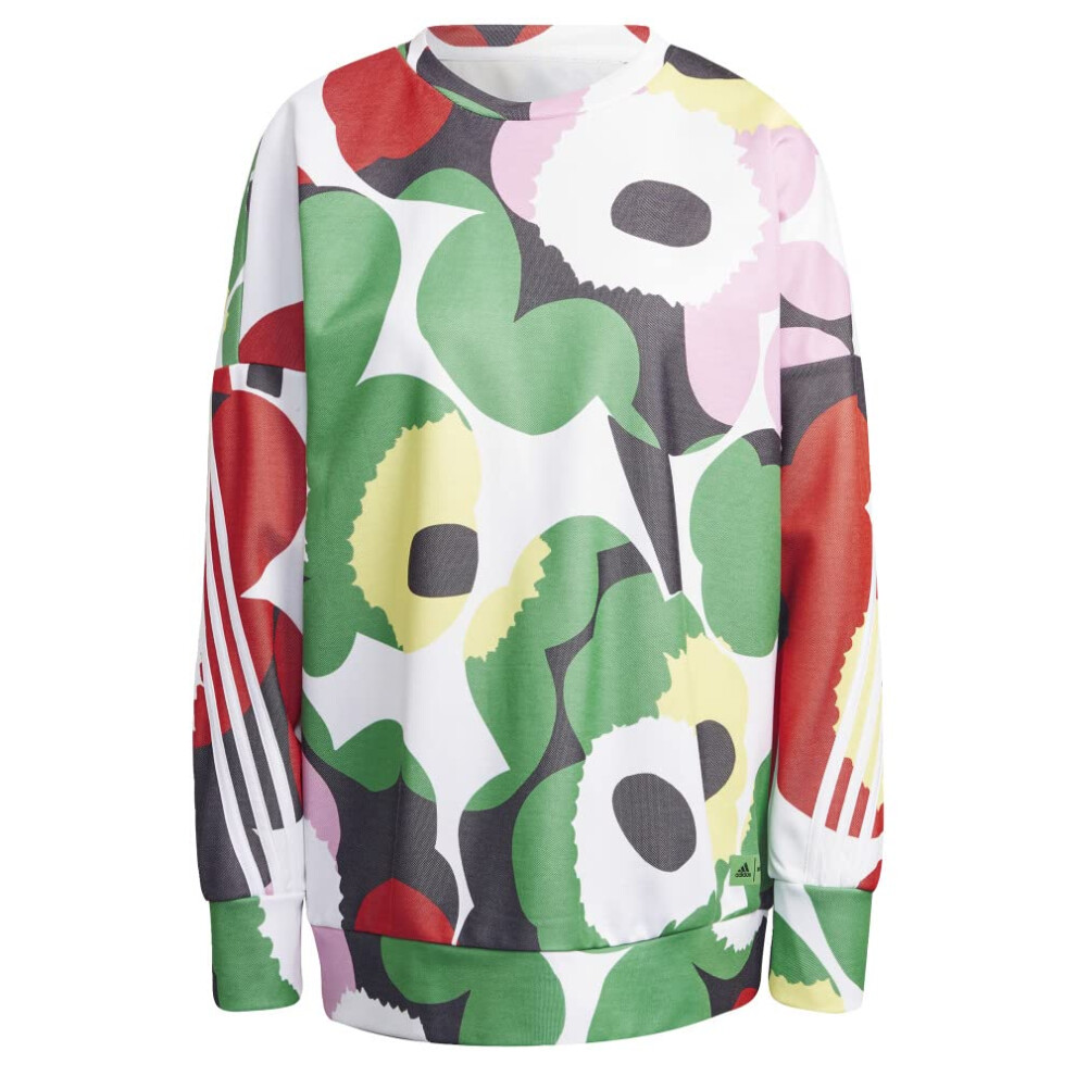 adidas x Marimekko Sweatshirt Womens  White  Size S