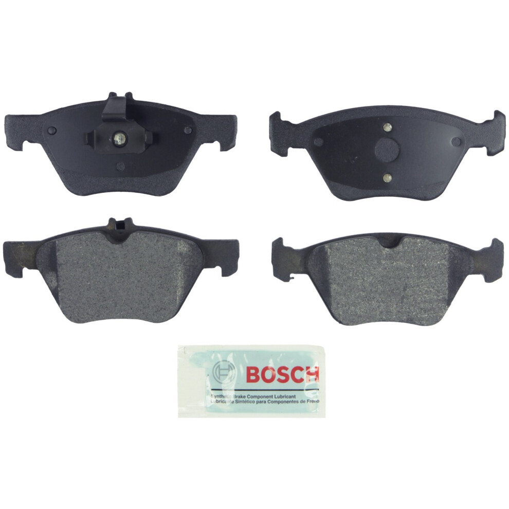 BOSCH BE853 Blue SemiMetallic Disc Brake Pad Set  Compatible With Select Chrysler Crossfire MercedesBenz E300  E320  E350  E