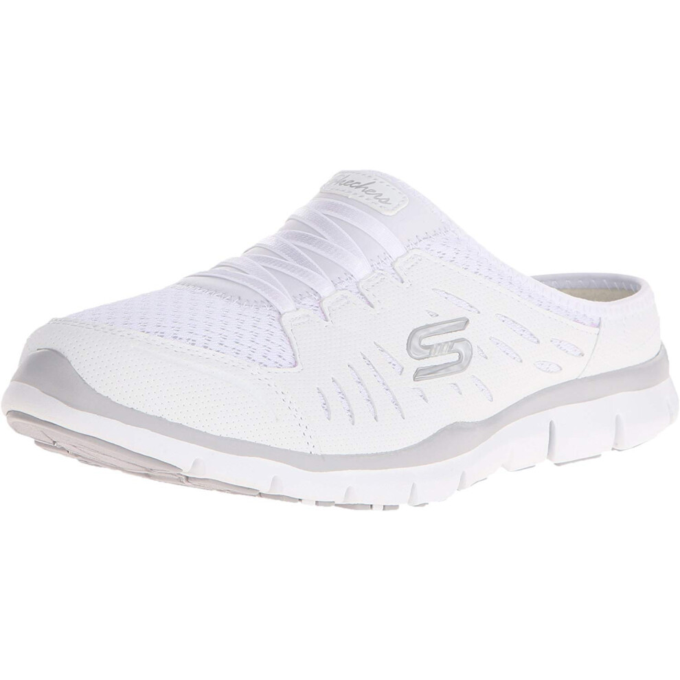 Skechers Sport Womens Gratis No Limits Fashion Sneaker White 75 M US