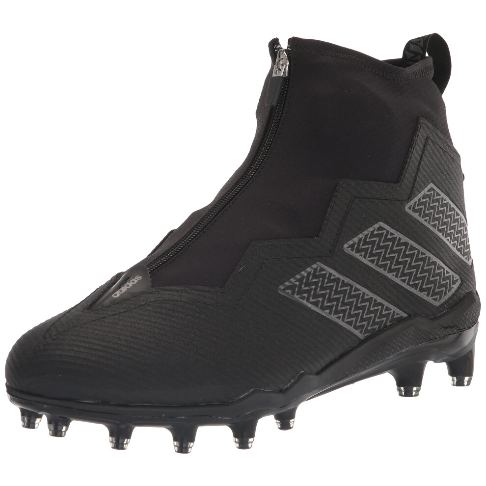 adidas Mens Nasty 20 Football Shoe  BlackNight MetallicGrey  9