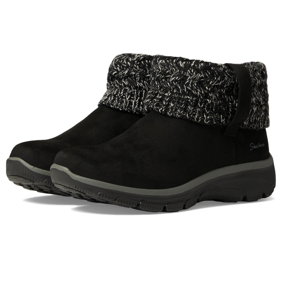 Skechers Womens Easy GoingCozy Weather Ankle Boot  Black  85