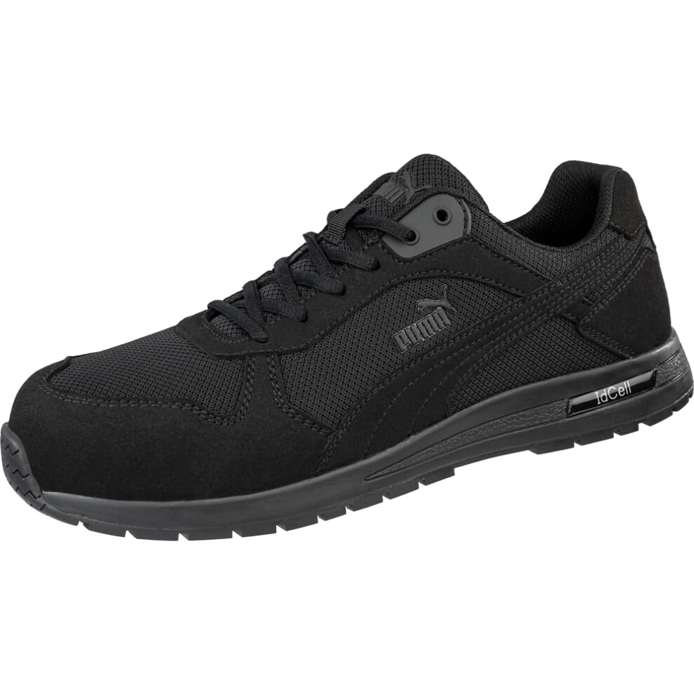 PUMA Womens Safety  Frontside Low Work Shoe Black Grey