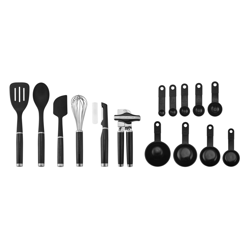 KitchenAid Classic Tool and Gadget Set  15Piece  Black