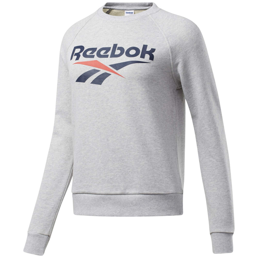 Reebok Classic Vector Crewneck  Light Grey Heather  Small