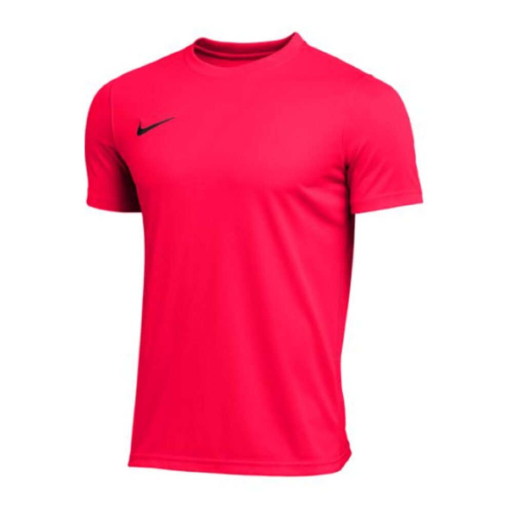 Nike Mens Park Short Sleeve T Shirt Crimson  Small