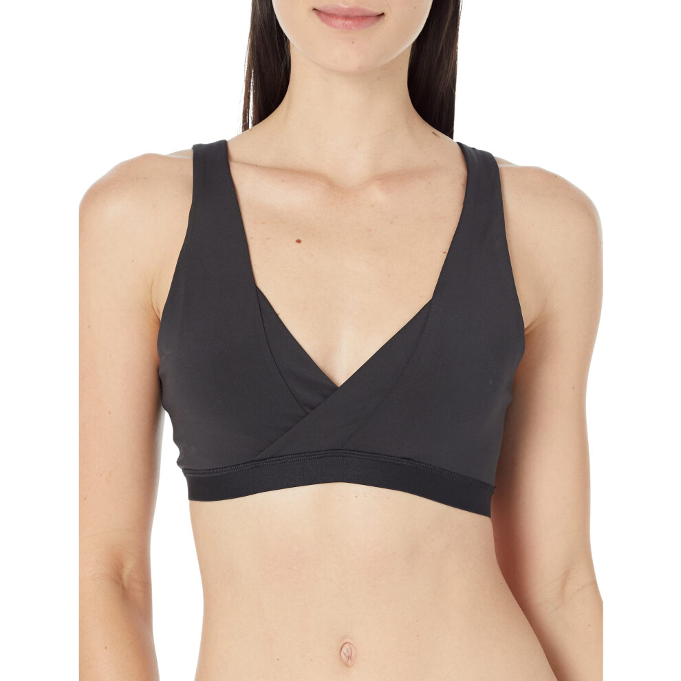 adidas Womens Yoga Essentials Studio Light Support Nursing Bra  Black  XSmall C