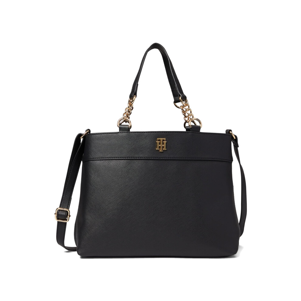 Tommy Hilfiger Camilla II Convertible Satchel Black One Size