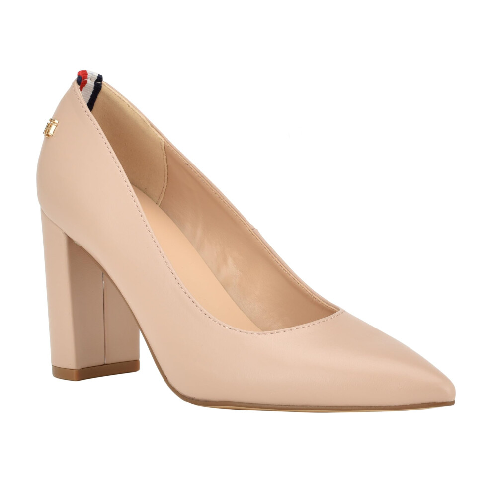 Tommy Hilfiger Womens Abilene Pump  Barely Nude 110  9