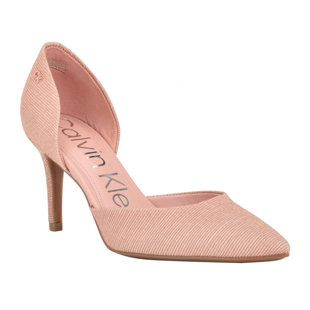 Calvin Klein Womens Gloria Pump  Ash Rose 660  10